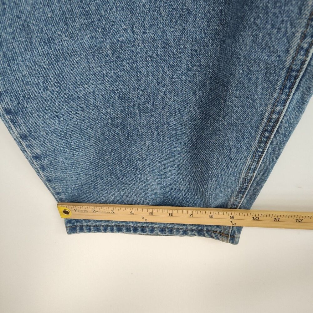 Carhartt Relaxed Fit Jeans Men's 54x30 Medium Blue Wash Straight Leg - Picture 6 of 9